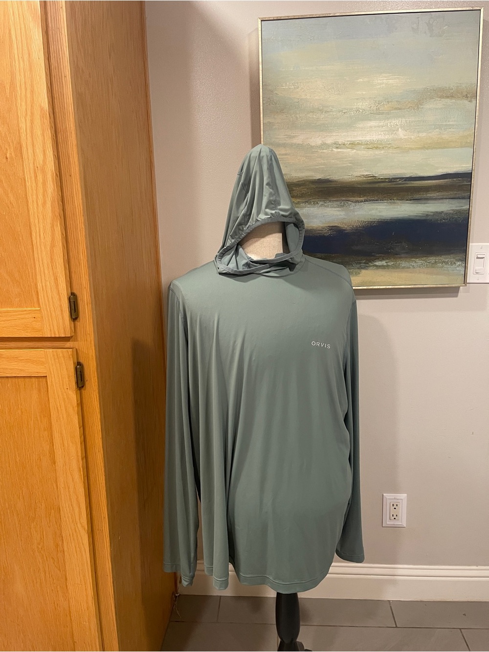 Orvis Hooded Sun Shirt in Sage XXL